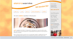 Desktop Screenshot of elektro-warnke.de